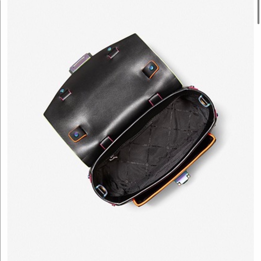 Michael Kors Black Bag with Rainbow Accents - Picture 7 of 8